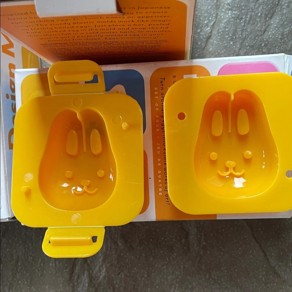 Williams Sonoma Colorful Egg Design Molds